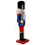 Christmas Nutcracker Soldier with Faux Fur Hat and Sword - 14" Red and Blue - IMAGE 5