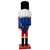 Christmas Nutcracker Soldier with Faux Fur Hat and Sword - 14" Red and Blue - IMAGE 6