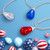 LED Edison Style Patio Patriotic Lights - 9' - White Wire - 10ct - IMAGE 6