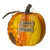 6.5" Brown and Orange Sunflower "Give Thanks" Fall Thanksgiving Pumpkin Tabletop Decor - IMAGE 3