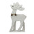 17.5" Beige Plush Standing Reindeer Christmas Figurine with Jingle Bells - IMAGE 1