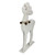 17.5" Beige Plush Standing Reindeer Christmas Figurine with Jingle Bells - IMAGE 2