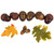 10-Piece Fall Harvest Artificial Acorns and Maple Leaves Decoration Set - IMAGE 1