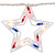 5ct Patriotic Star Fourth of July Light Set, 5.25ft White Wire - IMAGE 5