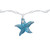 Starfish Indoor Outdoor Patio Light Set - Blue - 9' White Wire - 10ct - IMAGE 4