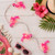 Pink Flamingo Indoor Outdoor Patio Light Set - 7.25' White Wire - 10ct - IMAGE 4
