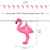 Pink Flamingo Indoor Outdoor Patio Light Set - 7.25' White Wire - 10ct - IMAGE 5