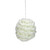 Cream White Knitted Hanging Christmas Ball Ornament 5" (125mm) - IMAGE 1