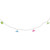 Flowers Indoor Outdoor Patio Light Set - Multicolor - 9' White Wire - 10ct - IMAGE 4