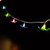 Flowers Indoor Outdoor Patio Light Set - Multicolor - 9' White Wire - 10ct