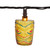 Tiki Mask Indoor Outdoor Patio Lights - Multicolor - 7.5' Brown Wire - 10ct