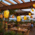 Tiki Mask Indoor Outdoor Patio Lights - Multicolor - 7.5' Brown Wire - 10ct - IMAGE 3