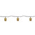 10-Count Brown Tiki Mask Patio String Lights - 7.25 ft Brown Wire - IMAGE 3