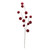 31" Burgundy Red Pom Pom Artificial Christmas Spray - IMAGE 1