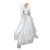 22" White and Silver Glitter Angel with Star Hanging Christmas Decoration - IMAGE 2