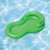 Inflatable Cool Chair Swimming Pool Lounger Float - 60.5" - Green - IMAGE 4