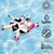 Inflatable Black and White Ride-On Cow Novelty Swimming Pool Float, 54-Inch - IMAGE 5