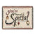 You're Special Tapestry Cotton Throw Blanket - 40" x 50" - Tan and Black - IMAGE 2