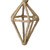 6" Beige Jute Wrapped Open Kismet Christmas Ornament - IMAGE 4