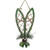 12" Green Hanging Snowshoe Christmas Wall Decoration - IMAGE 1