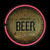 LED Craft Beer Bottle Cap Neon Lighted Wall Sign - 12.5" - Red - IMAGE 1