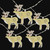 LED Reindeer Christmas Lights - Warm White - 4.5' Clear Wire - 10ct - IMAGE 2