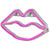 LED Lips Neon Lighted Wall Art - 10.5" - Pink - IMAGE 5