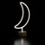 LED Crescent Moon Neon Table Light - 11.5" - IMAGE 4