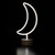 LED Crescent Moon Neon Table Light - 11.5" - IMAGE 5