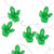 10-Count Green Prickly Pear Cactus LED String Lights - 4.5ft Clear Wire ...