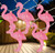 10-Count Pink Flamingo String Lights - Warm White - IMAGE 1