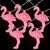 10-Count Pink Flamingo String Lights - Warm White - IMAGE 3