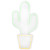 LED Potted Cactus Neon Lighted Wall Art - 18.5" - Green and Yellow - IMAGE 2