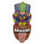Tiki Man Sticking Tongue Out Hanging Wall Decoration - 16" - Multicolor - IMAGE 1