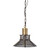 49" Golden Brushed Brown Rustic Metal Hanging Ceiling Lamp Fixture - IMAGE 1