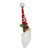 16" Santa Head With Glittered Foam Beard And Holly Berries Christmas Wall Decor - IMAGE 2