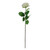 27" White and Green Long Single Stem Budding Rose Artificial Pick - IMAGE 1