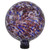Outdoor Garden Swirled Gazing Ball - 10" - Purple and White - IMAGE 4