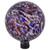 Outdoor Garden Swirled Gazing Ball - 10" - Purple and White - IMAGE 3