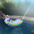 86" Inflatable Rainbow Unicorn Rocker Swimming Pool Float - IMAGE 2