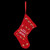 9" Red, White And Green "Happy Birthday Jesus" Battery Operated Christmas Stocking - IMAGE 4