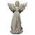 29.5" Angel Standing in Prayer Outdoor Garden Statue - IMAGE 5