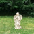 17" Peaceful Angel Holding a Rose Outdoor Garden Statue - IMAGE 2