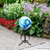 12" Black Curved Outdoor Patio Garden Gazing Ball Stand - IMAGE 3