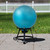 Outdoor Garden Mirrored Gazing Ball - 10" - Turquoise Blue - IMAGE 1
