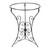 11.25" Black Ornate Standing Outdoor Garden Gazing Ball Stand - IMAGE 2