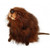 Set of 3 Brown Handcrafted Soft Plush Muskrat Stuffed Animals 8.5" - IMAGE 1