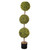48" Boxwood Three-Ball Topiary - IMAGE 1