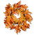 Maple Leaf and Berry Artificial Fall Harvest Wreath, 24-Inch, Unlit - IMAGE 1