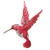 16” Pink Bird Wall Decor - IMAGE 1